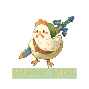 Hero of Mime Chicken Enamel Pin